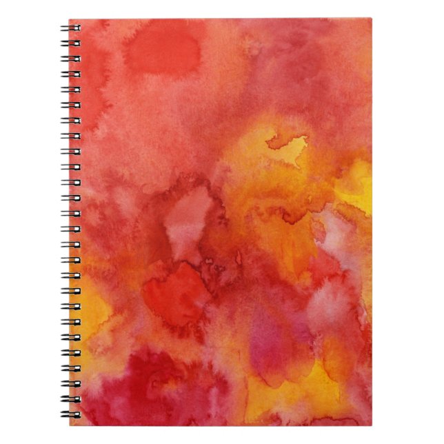 Cuaderno Fondo de la pintura de la acuarela (Frente)