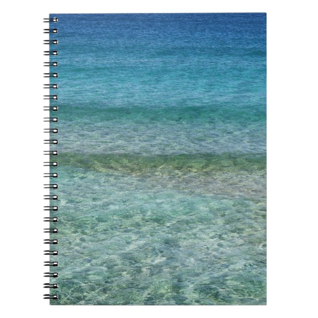 Cuaderno Fondo de la playa abstracta 42 (Frente)