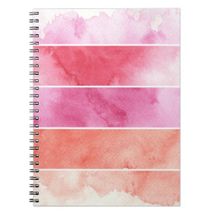 Cuaderno fondo de las banderas de la acuarela para su