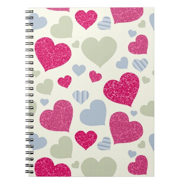 Cuaderno Fondo de los corazones (Frente)