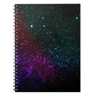 Cuaderno Fondo de luz borrosa abstracto de color