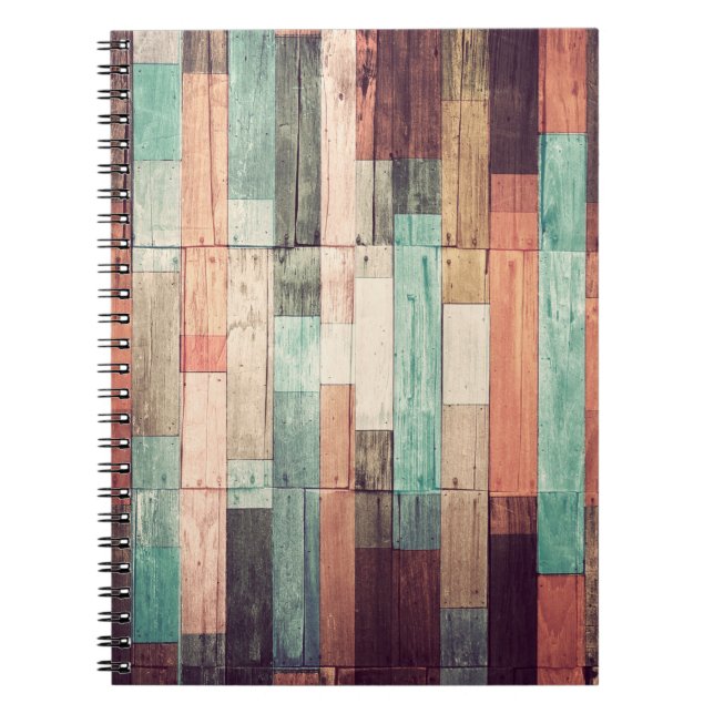 Cuaderno Fondo de madera. Viñeta (Frente)