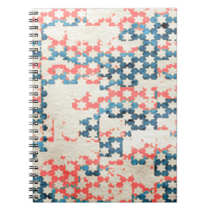 Cuaderno fondo de mosaico abstracto retro vintage en gru