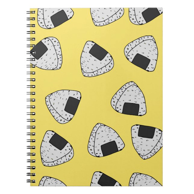 Cuaderno Fondo de Onigiri (bola de arroz japonesa). Sin inc (Frente)