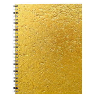Cuaderno Fondo de oro o de Relieve metalizado y abstracto t