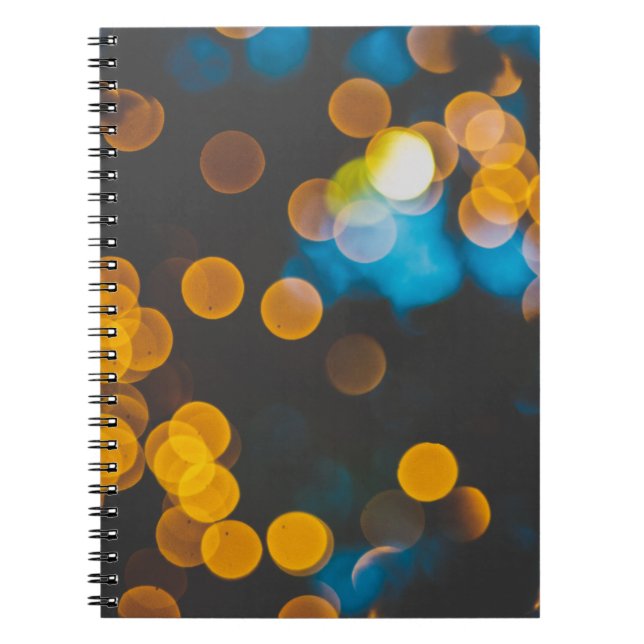 Cuaderno Fondo de pantalla digital de fotografía de Bokeh (Frente)