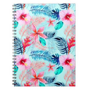 Cuaderno Fondo de papel digital tropical