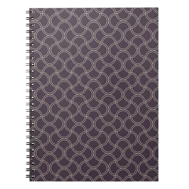 Cuaderno Fondo de patrón art deco sin fisuras. abstracto, a (Frente)