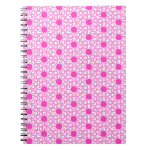 Cuaderno Fondo de patrón floral corto