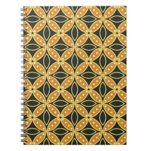 Cuaderno Fondo de patrón sin fisuras geométrico. Diseño de 