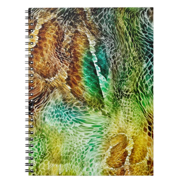Cuaderno Fondo de piel de serpiente (Frente)