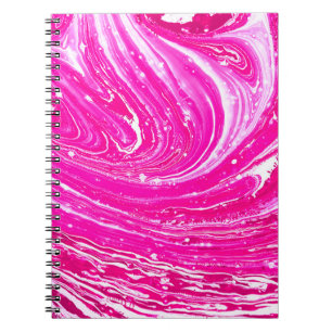 Cuaderno Fondo de pintura rosa mezclado