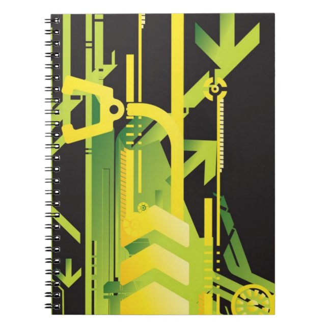 Cuaderno Fondo de semitono técnico 4 (Frente)