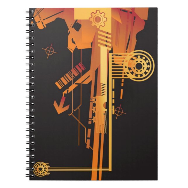 Cuaderno Fondo de semitono técnico 6 (Frente)