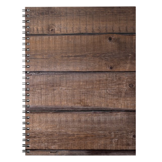 Cuaderno Fondo de tablas de árbol (Frente)