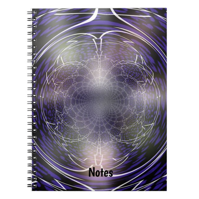 Cuaderno Fondo de telaraña iluminada (Frente)