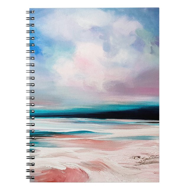 Cuaderno Fondo de textura de aceite abstracto. Pintar sobre (Frente)