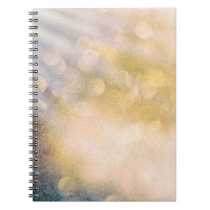 Cuaderno fondo de textura de bokeh de luz de Ray