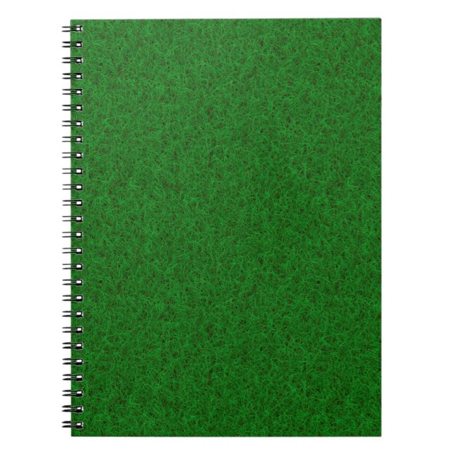 Cuaderno Fondo de textura de césped (Frente)