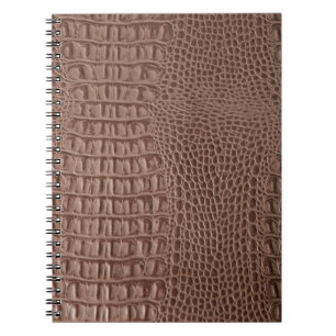 Cuaderno Fondo de textura de cuero marrón cerrar macroski