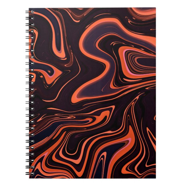 Cuaderno Fondo de textura de mármol abstracto (Frente)