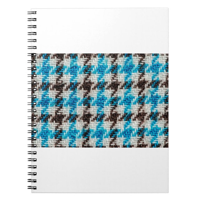 Cuaderno Fondo de textura de tela de franela. (Frente)