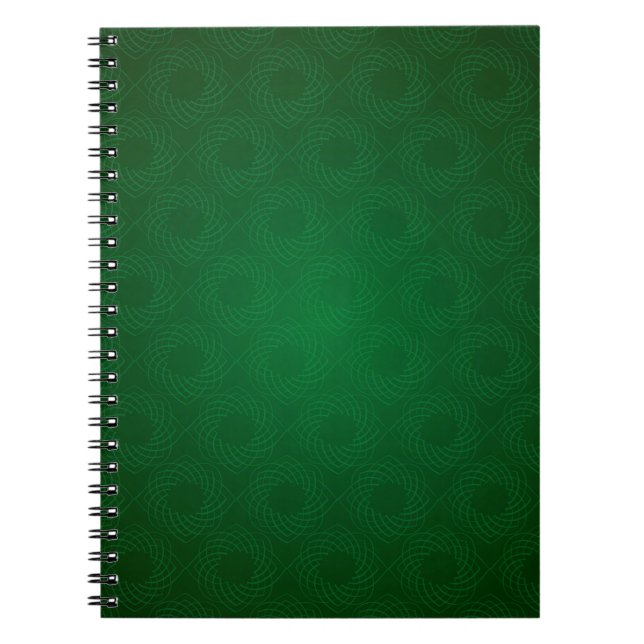 Cuaderno Fondo de textura verde, textualidad verde abstract (Frente)