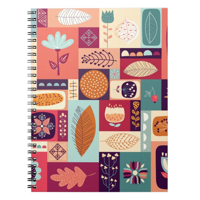 Cuaderno Fondo decorativo otoñal (Frente)