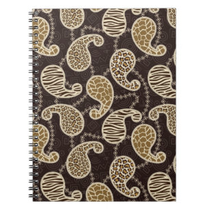 Cuaderno Fondo del estilo de Paisley