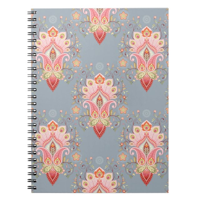 Cuaderno Fondo del Feather Peacock Oriental (Frente)