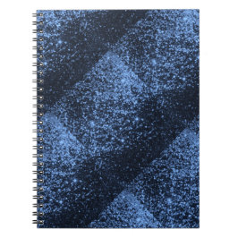 CUADERNO FONDO DEL PURPURINA DE DEPORTE NEGRO ROYAL BLUE DE