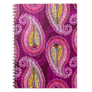 Cuaderno Fondo étnico de las acuarelas sin mar. Dibujo de m