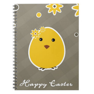 Cuaderno Fondo feliz de Pascua del vintage