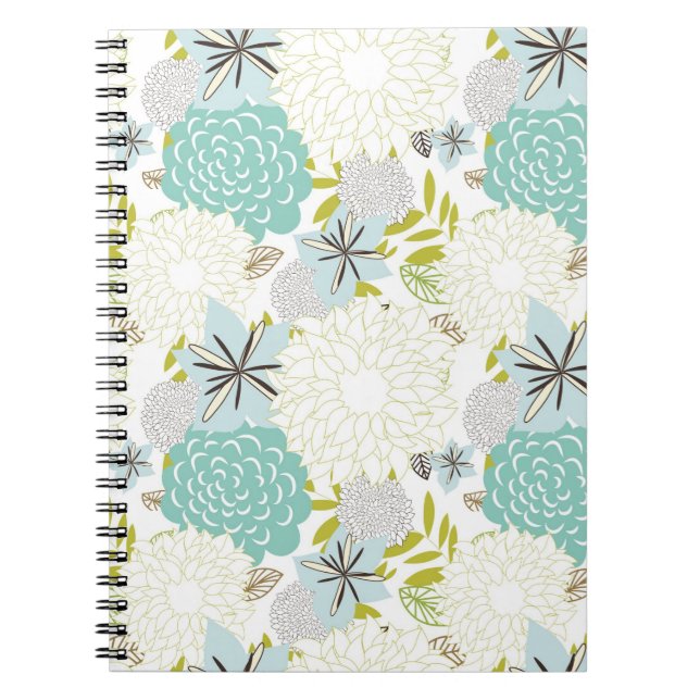 Cuaderno Fondo floral (Frente)