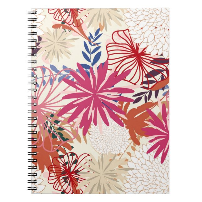 Cuaderno Fondo floral 3 (Frente)