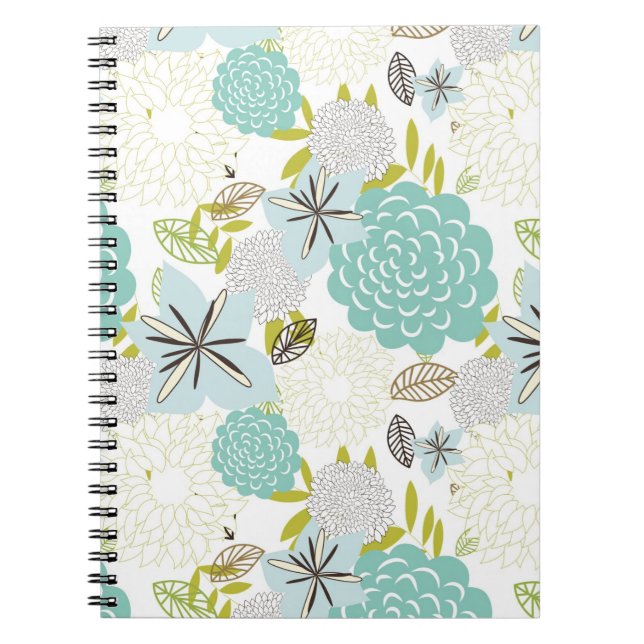 Cuaderno Fondo floral 5 (Frente)