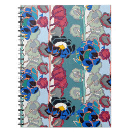 Cuaderno Fondo floral exótico sin soldadura,
