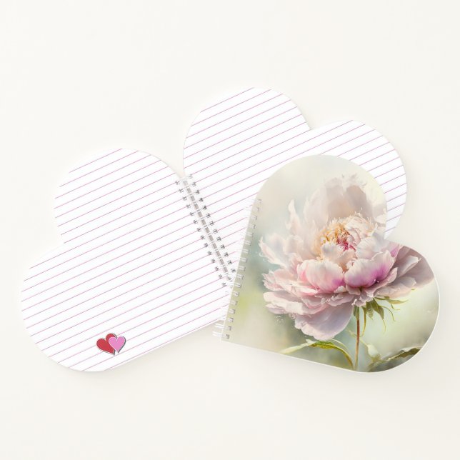 Cuaderno Fondo floral. Florecimiento de primavera (Interior)