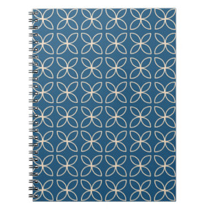 Cuaderno Fondo geométrico y elegante de estilo vintage.