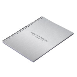Cuaderno Fondo gris claro personalizado