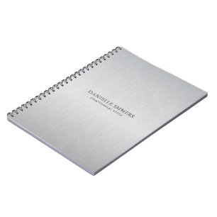 Cuaderno Fondo gris claro personalizado