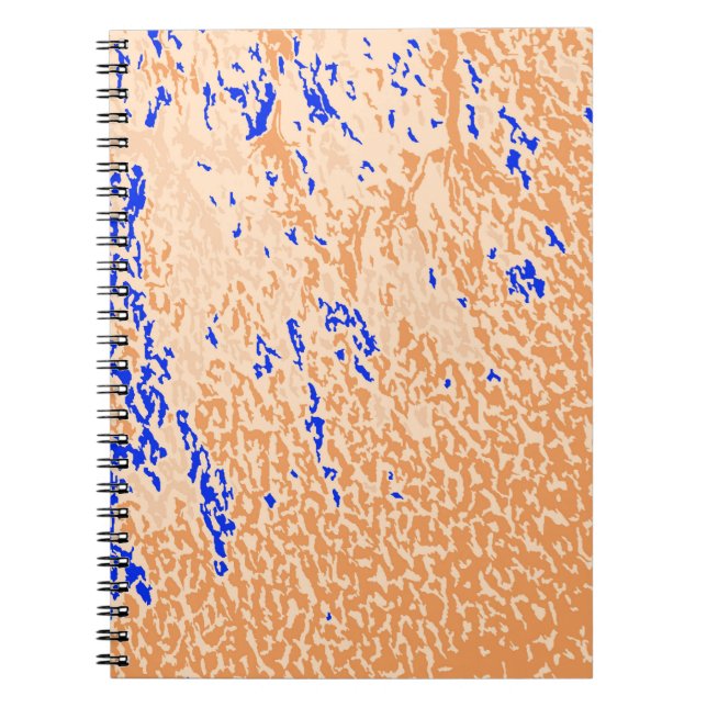 Cuaderno Fondo Grunge Colorido. Resumen Multicolor vi (Frente)