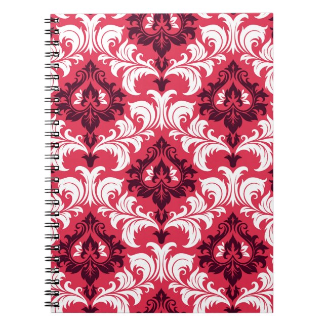Cuaderno Fondo incomparable de un adorno floral, Fashio (Frente)