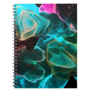 Cuaderno Fondo mágico. Pintura de mano. Agua de creatividad