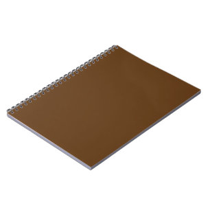 Cuaderno fondo marrón con borde blanco_
