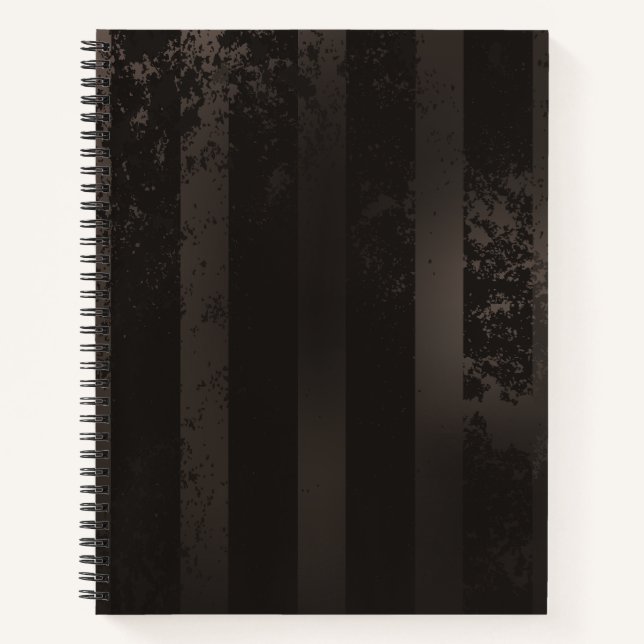 Cuaderno fondo marrón rayado de vapor (Anverso)