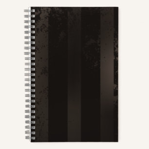 Cuaderno fondo marrón rayado de vapor