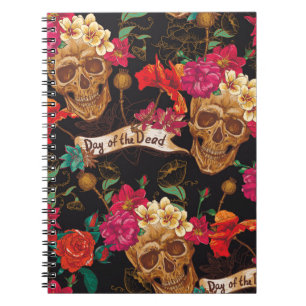 Cuaderno Fondo muerto del Día de las Flores de Calavera