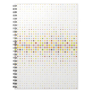 Cuaderno Fondo multicolor del punto
