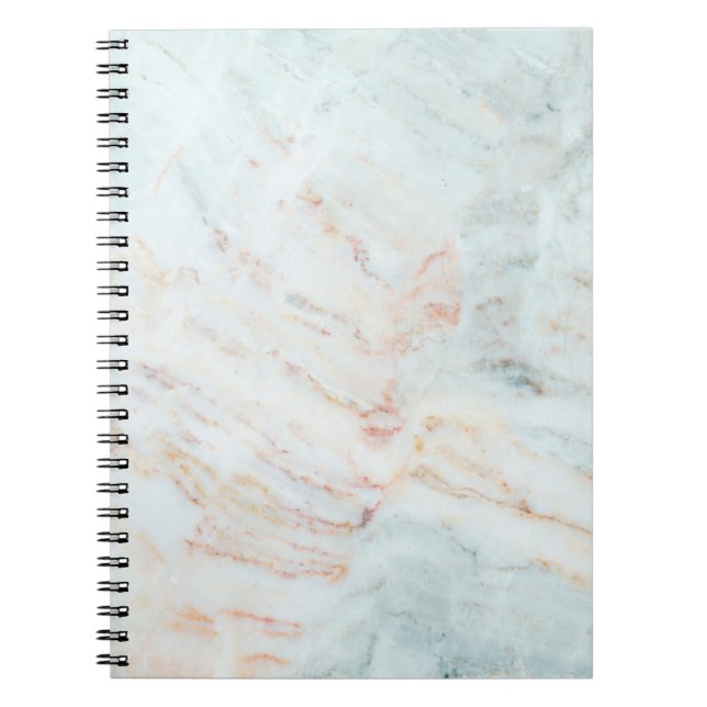 Cuaderno Fondo natural de textura de patrón de mármol. Inte (Frente)
